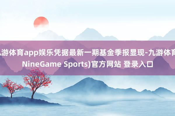 九游体育app娱乐凭据最新一期基金季报显现-九游体育(NineGame Sports)官方网站 登录入口