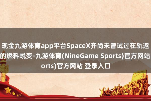 现金九游体育app平台SpaceX齐尚未曾试过在轨遨游器之间的燃料蜕变-九游体育(NineGame Sports)官方网站 登录入口